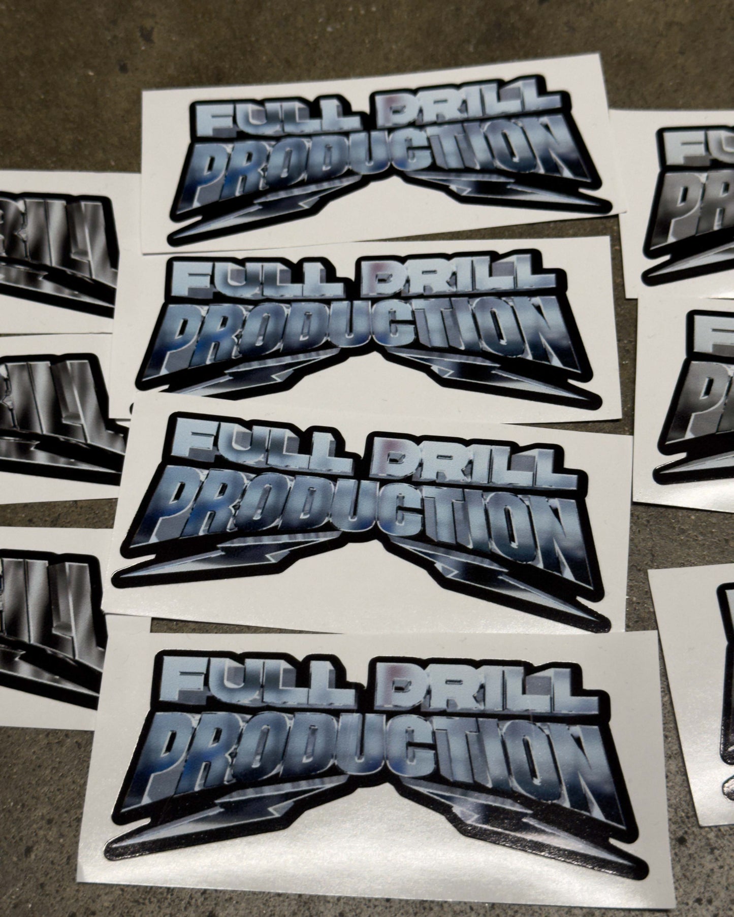 Full Drill Stickers (x9)